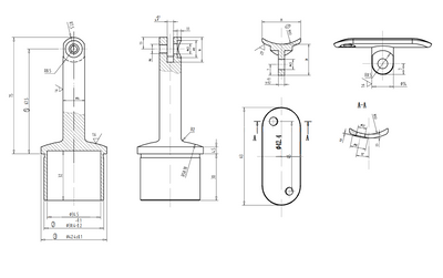 Handrail Adjustable Saddle