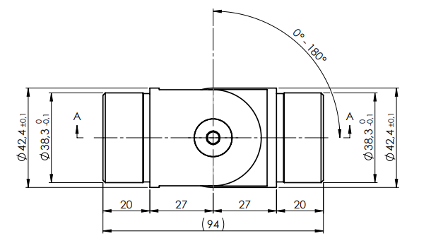 Adjustable Handrail Elbow